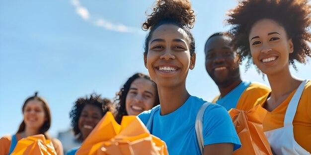 Group doing volunteer work for a cause Concept Charitable <b>Events</b> ...