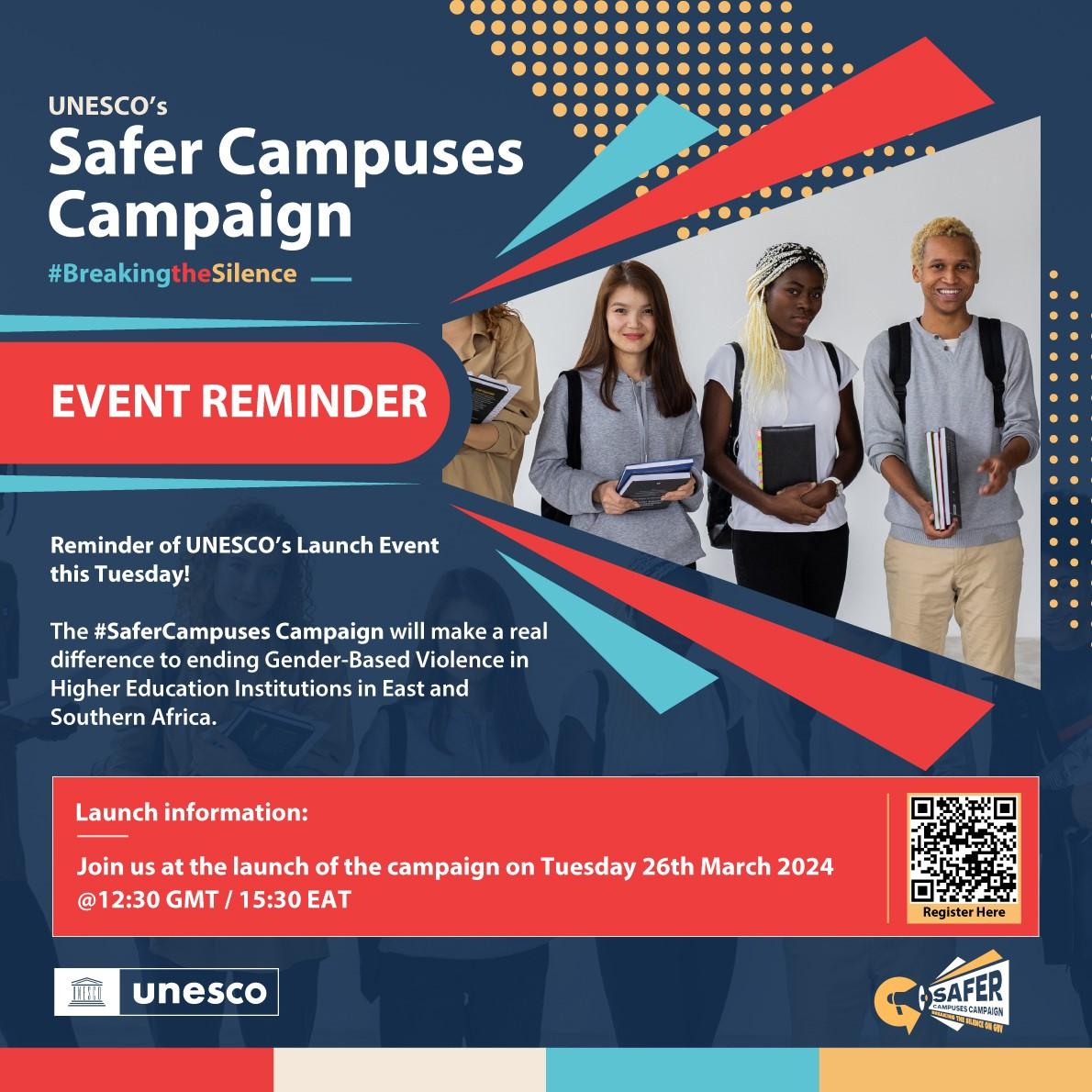 UNESCO breaks the silence on Gender Based Violence with the <b>launch</b> ...